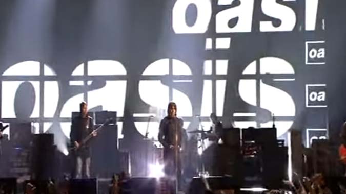 Brit Awards 2007. Earls Court, London. Oasis.