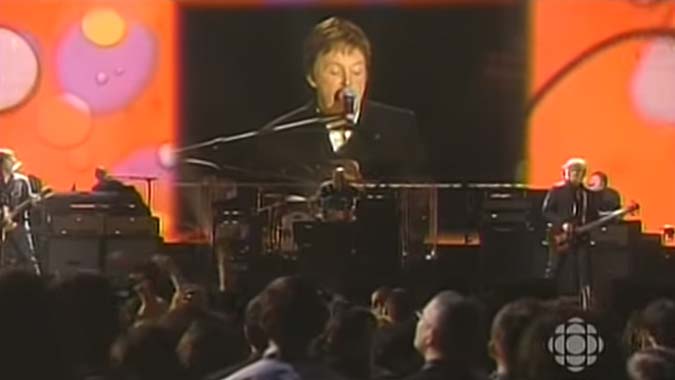 Brit Awards 2008. Earls Court, London. Paul McCartney.
