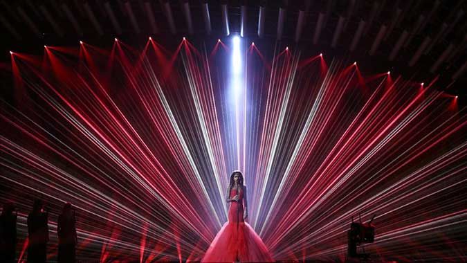 Eurovision 2015. Latvia - Aminata Performance. Creative Direction: Nicoline Refsing, Rockart Design