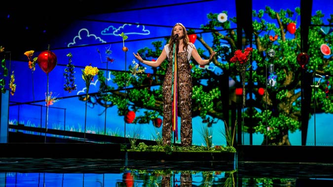 Eurovision 2016. Italy - Francesca Michielin Performance. Creative Direction: Nicoline Refsing, Rockart Design