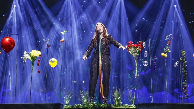 Eurovision 2016. Italy - Francesca Michielin Performance. Creative Direction: Nicoline Refsing, Rockart Design