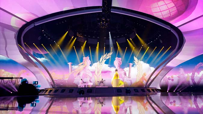 Eurovision 2017. Creative Direction and Show Producer for Switzerland - Timebelle Performance: Nicoline Refsing, Rockart Design